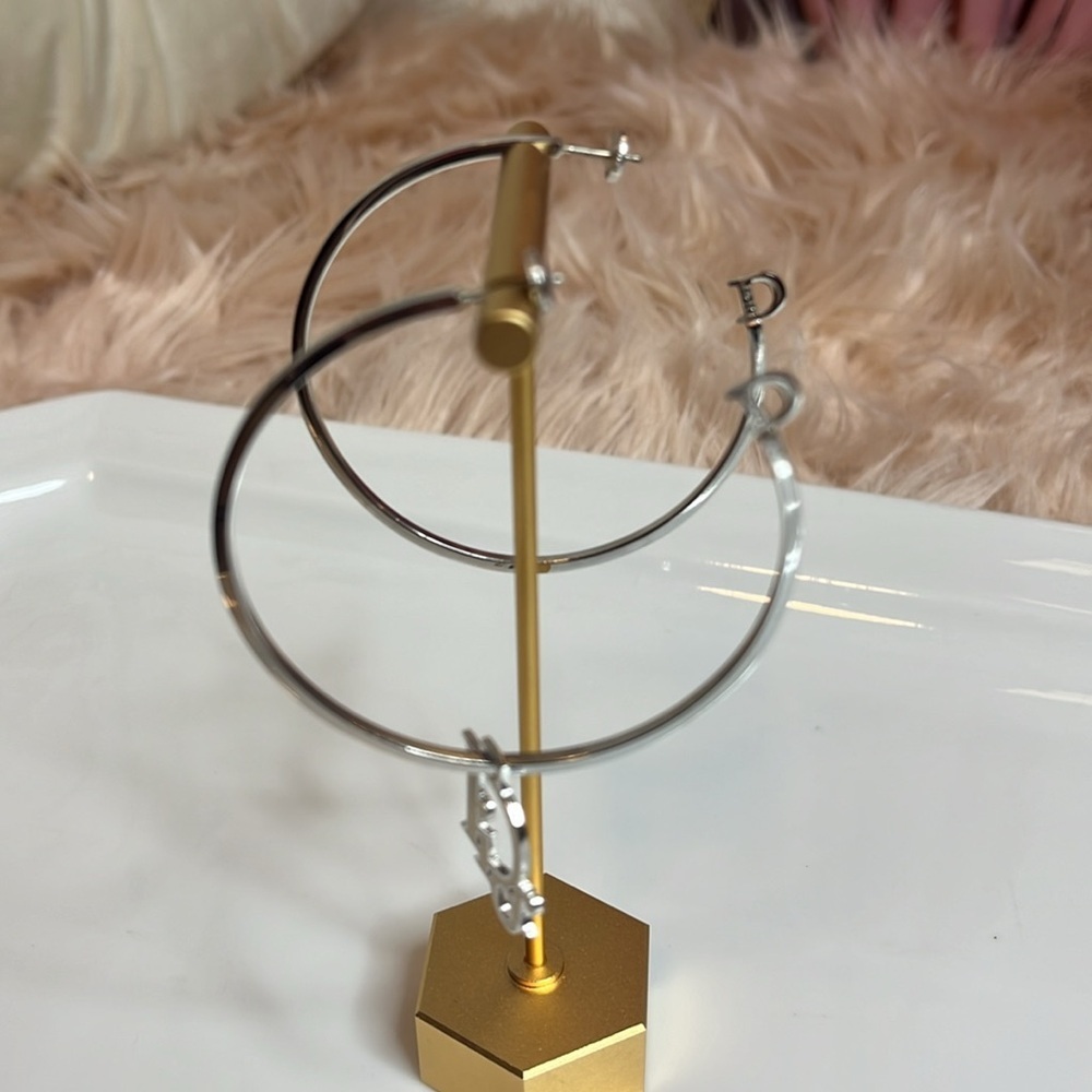 DIOR HOOPS VINTAGE - Picture 3 of 12